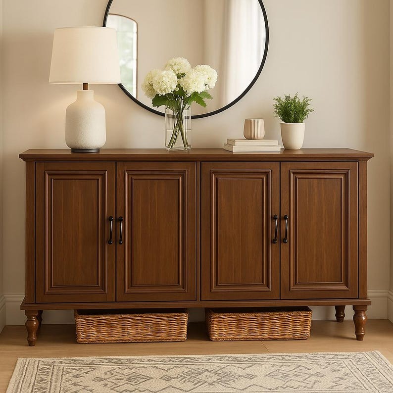Waterproof Buffet Cabinet with Storage