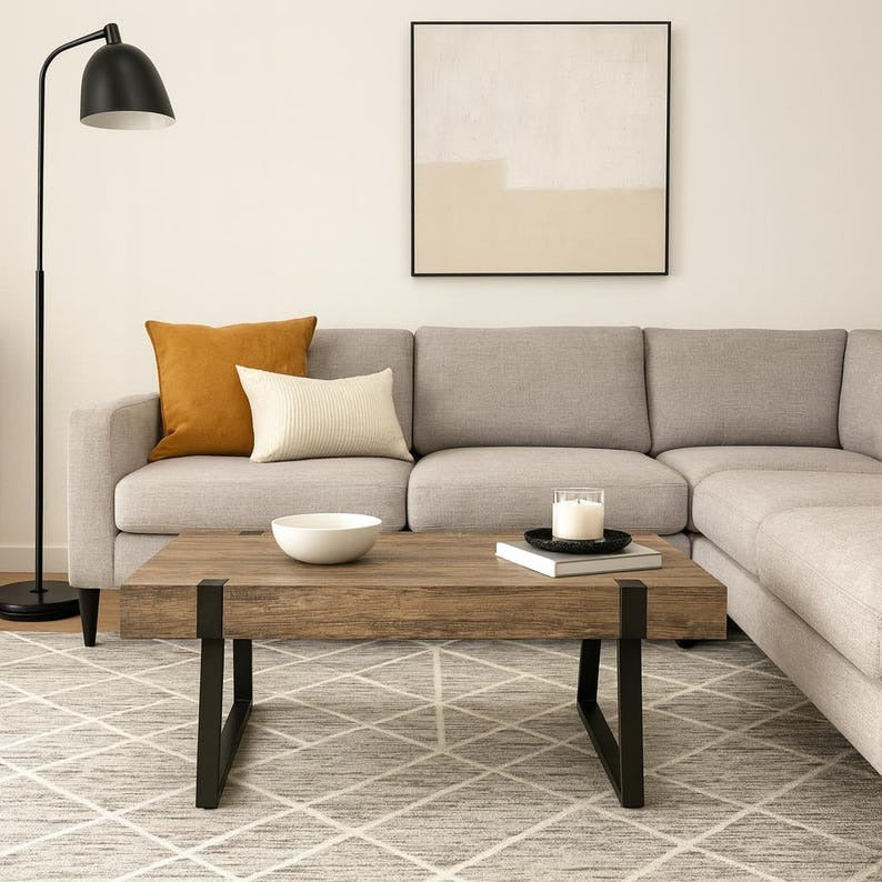 Modern Industrial Coffee Table