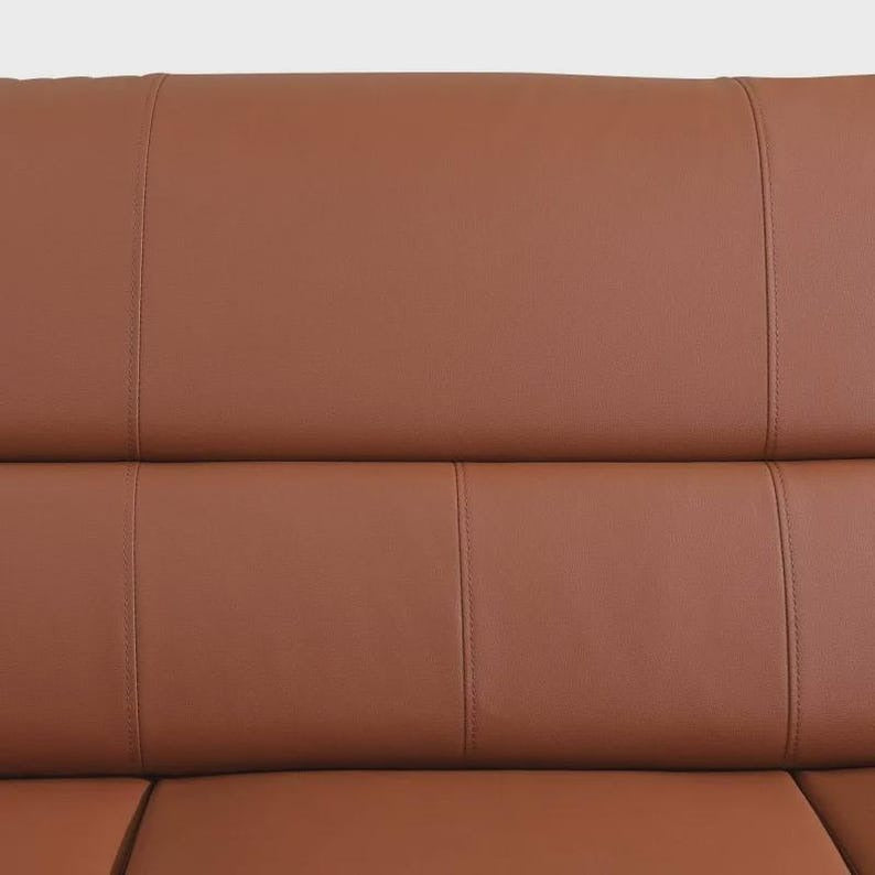 Faux Leather Living Room Loveseat