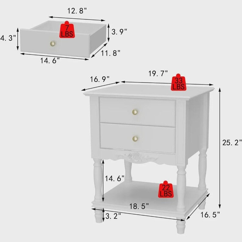 Modern Accent Nightstand