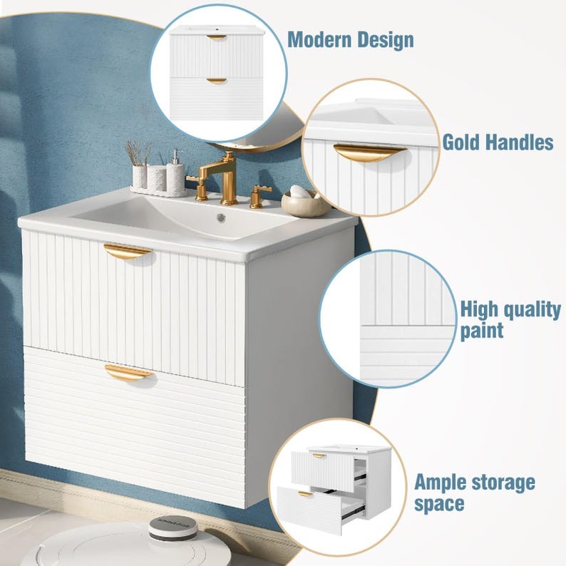 Minimalist 24" Bathroom Vanity