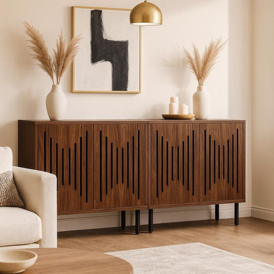 Set of 2 Sideboard Buffet Cabinets