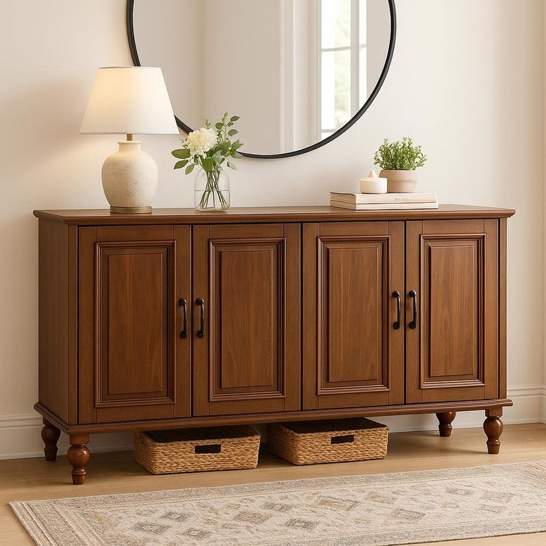 Waterproof Buffet Cabinet with Storage