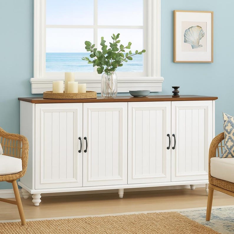 Waterproof Buffet Cabinet with Storage