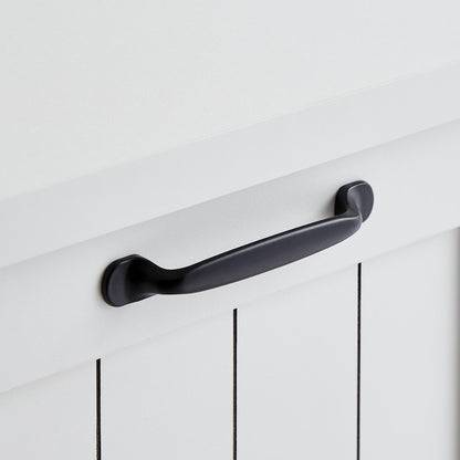 White Garbage Bin Cabinet