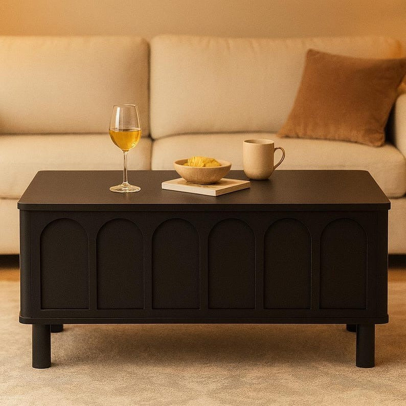 Lift Top Coffee Table with Storage