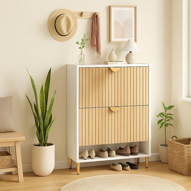 Modern Shoe Storage Cabinet