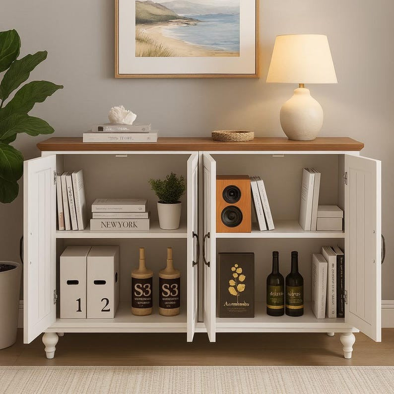 Waterproof Buffet Cabinet with Storage