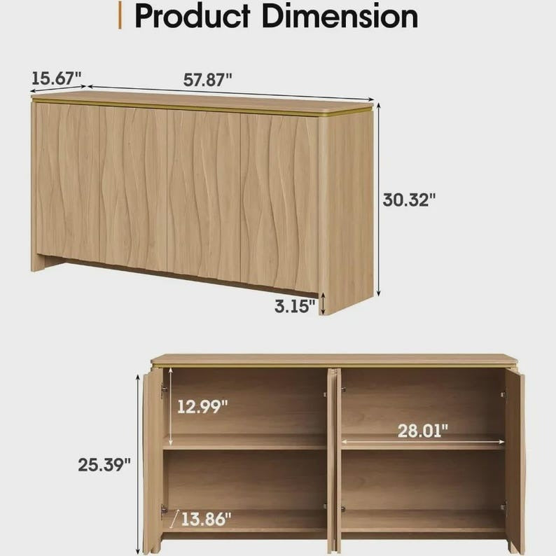 Contemporary Buffet Cabinet