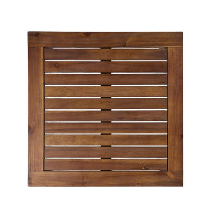Farmhouse Acacia Wood Side Table